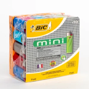 bic mini cigarette lighter 50 pcs